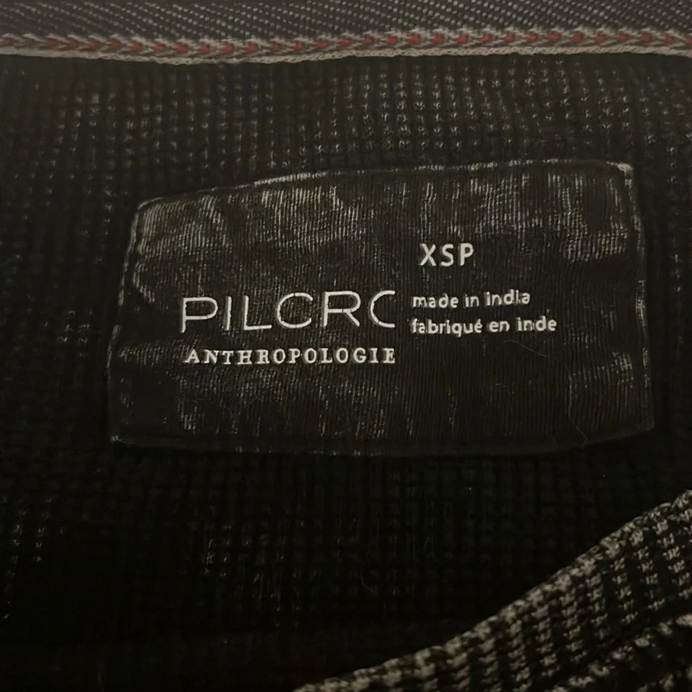 Pilcro Anthropologie Washed Waffle Quarter Sleeve Shirt Top - Picture 4 of 5